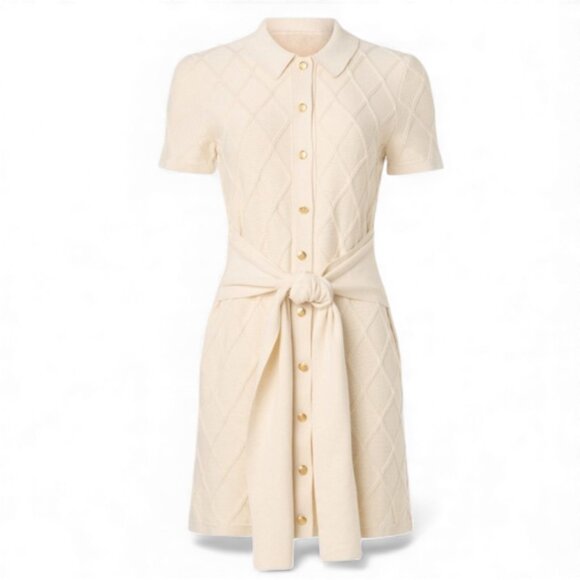 Toccin Short Sleeve Mini Polo Dress | size medium - Picture 5 of 5